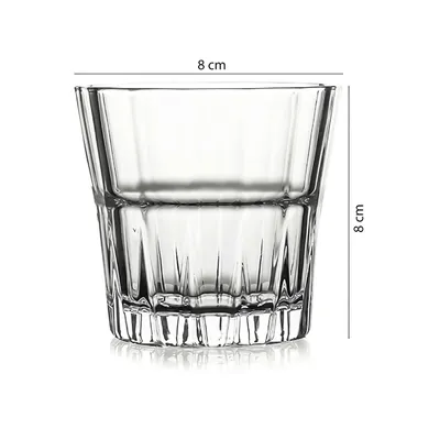 Produktbild von 4er Whiskygläser-Set für Genießer, 210 ml zum Trinken von Bourbon, Scotch Whisky, Cocktails, Cognac
