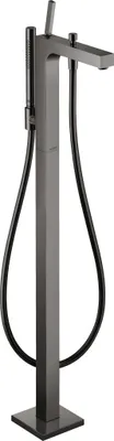 Produktbild von Fertigmontageset AXOR CITTERIO f Einhebel-Wannenm. bodenst pol. bl chr polished black chrome