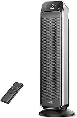 Produktbild von Dreo Heizlüfter Energiesparend Leise, 25 Zoll Keramik Heizung Elektrisch mit Fernbedienung und Thermostat, 2000W Elektroheizung, 3 Modus, 12-Std-Timer, Überhitzungs-Kippschutz, Solaria Max