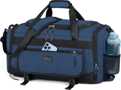 Produktbild von Sporttasche Damen Herren 40L 55L Gym Fitnesstasche Blauraißen