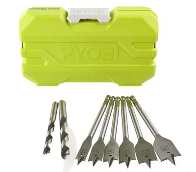 Immagine prodotto di Ryobi RAK12SWD Kit 12 punte per legno Cacciavite Punte da trapano