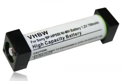 Produktbild von vhbw Akku kompatibel mit Sony MDR-RF850R, MDR-RF800RK, MDR-IF140K, MDR-RF820R, MDR-IF140, MDR-RF800R Wireless Headset Kopfhörer (700 mAh, 1,2 V, NiMH)