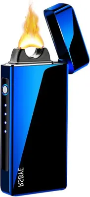 Produktbild von Ladbarer Plasma Feuerzeug USB Blau