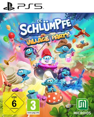 Produktbild von GAME Die Schlümpfe: Village Party, PlayStation 5, Multiplayer-Modus, Physische Medien
