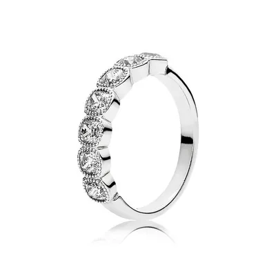 Immagine prodotto di Anello numero 54, argento sterling, zircone, stile vintage