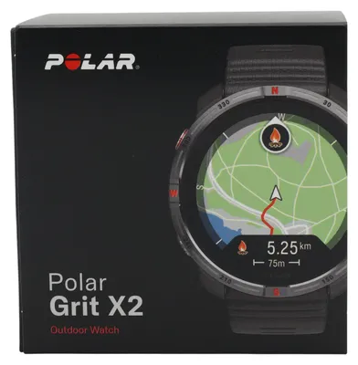 Produktbild von Polar Grit X2, 3,25 cm (1.28"), AMOLED, Touchscreen, 32 GB, GPS, 62 g