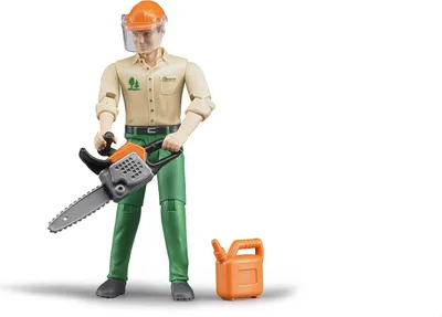 Produktbild von Bruder 60030 Forstarbeiter mit Zubehör