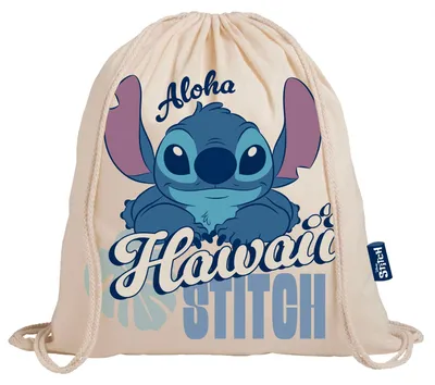 Produktbild von Stitch – Turnbeutel – 41 x 35 cm