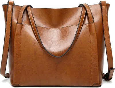 Produktbild von Großer Damen Shopper aus Kunstleder mit Schulterriemen