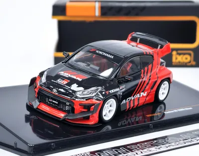 Zdjęcie produktu dla Toyota GR Yaris Pandem Advan czarny/czerwony IXO 1:43