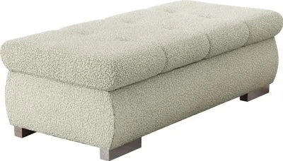 Produktbild von MIRJAN24 Polsterhocker Orkan Groß, Moderne Sitzhocker vom Hersteller, Holzkonstruktion, 120x60x39 cm (Farbe: Manza 04)