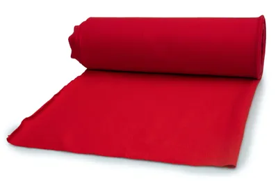 Obrázek produktu pro Francouzské froté, bavlněná mikinová tkanina, červená 50 x 185 cm