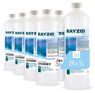 Produktbild von 24x 1 L BAYZID® Algizid Algenverhütung für Pools