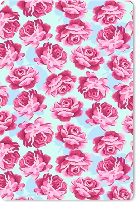 Produktbild von MuchoWow® Mauspad Mousepad Blumen - Rosen - Muster 40x60 cm - Mousepads - Maus Mat - Pad - Mausunterlage - Schreibtisch Accesoire