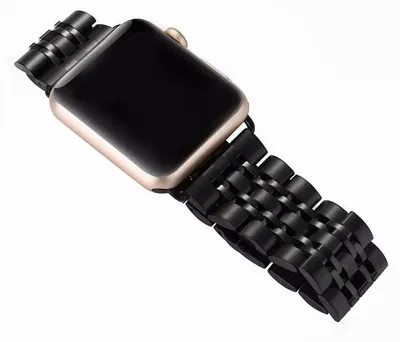 Productafbeelding van DrPhone 7 Kralen RVS Armband – Horlogeband - Geschikt voor iOS SmartWatch