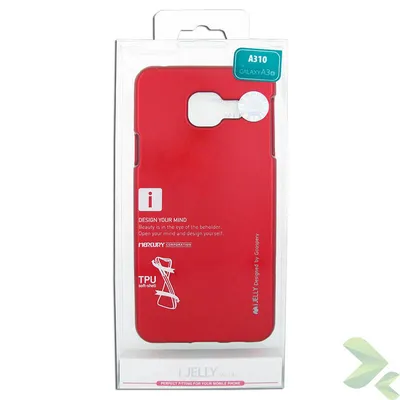 Obrázek produktu pro Mercury I-Jelly - Samsung Galaxy A3 pouzdro (2016) (červené)