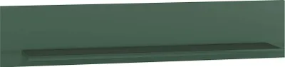 Image de FURNLUX Étagère murale Fort Vert Et Or 120cm / Couleur principale : Vert / Dimensions : 120 x 23 x 22 cm