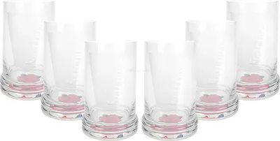 Produktbild von Four Roses Whisky Tumbler Glas Gläser Set - 6x Tumbler