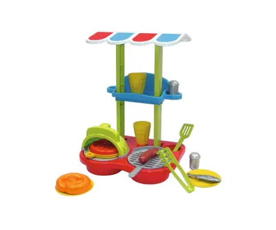 Produktbild von Androni Barbeque Station, Grill, Spielzeuggrill, Pizzaofen, Garten Spielzeug, Sandspielzeug, Kinder, 107104475