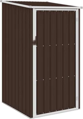 Produktbild von Gerätehaus Braun 87x98x159 cm Verzinkter Stahl