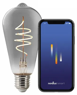 Obrázek produktu pro Kouřová stmívatelná smart žárovka NORDLUX E27 s Bluetooth