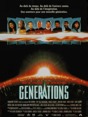 Zdjęcie produktu dla Star Trek – Generations – 116 x 158 cm – Oryginalny plakat filmowy