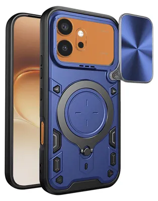 Obrázok produktu pre Techsuit – Puzdro CamGuard Pro s ochranou objektívu fotoaparátu pre Honor 600 / 600 Pro – modré