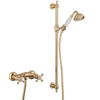 Produktbild von PaulGurkes Duschset Gold Nostalgie Antik Vintage