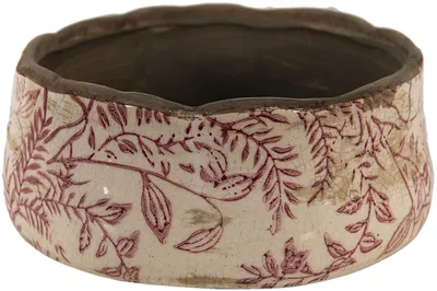 Produktbild von Blumentopf von Clayre & Eef, rosa-beige, Ø 15 x 7 cm