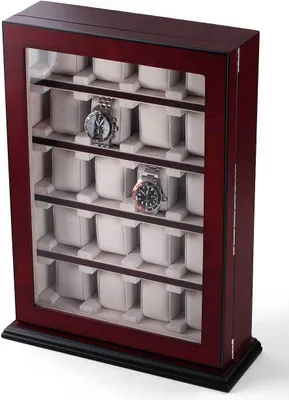 Produktbild von Rothenschild Uhrenvitrine RS-1100-20BU für 20 Uhren bubinga