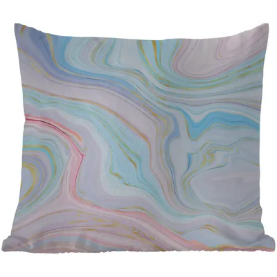 Produktbild von MuchoWow® Outdoor Kissen - Marmor - Pastell - Muster - Abstrakt - 45x45 cm - Wetterfest - Lounge Kissen - Fotokissen - Dekoratives Kissen