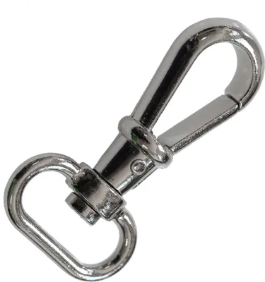 Produktbild von 1 Bolzen-Karabiner Karabinerhaken div. Größen für Gurtband Hundeleinen Taschen