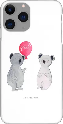 Produktbild von Mr. & Mrs. Panda Iphone 11 Pro Handyhülle Koala Luftballon - Weiß - Geschenk, Geburtstag, Premium Kunststoff, Party, Handy Case