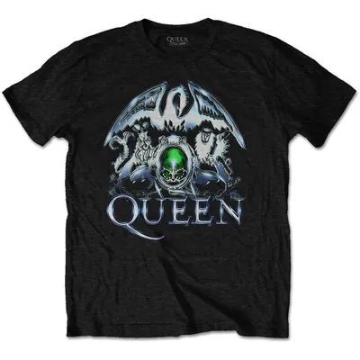 Produktbild von Queen Metal Crest Black M T-Shirt