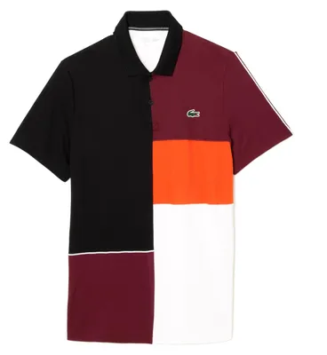 Produktbild von Lacoste Poloshirt Regular Fit Schwarz/Orange Größe S