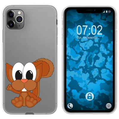 Produktbild von PhoneNatic Case kompatibel mit Apple iPhone 11 Pro Silikon-Hülle Cutiemals M8