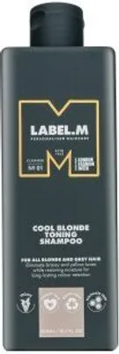 Immagine prodotto di Label.M Cool Blonde Toning Shampoo tonificante per capelli biondo platino e grigi 300 ml