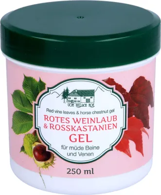 Produktbild von Rotes Weinlaub & Rosskastanien Gel Pullach Hof 250 ml