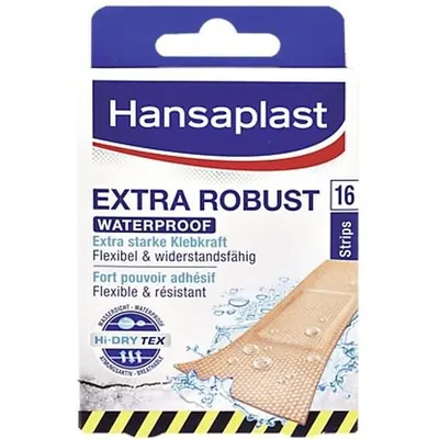 Zdjęcie produktu dla Hansaplast 48598-00000, 2,6 x 7,6 cm, Prostokątny, Beżowy, Tkanina, Clean the wound and gently wipe away any foreign objects such as dirt or grit. Dry the skin around..., CE