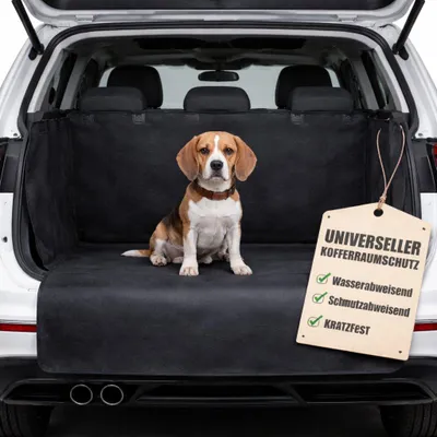Produktbild von BigDean Kofferraumschutz Hund mit Seiten- und Ladekantenschutz - Universal Kofferraumdecke Hund wasserdicht & Kratzfest - Auto Hundedecke Kofferraum