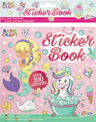 Produktbild von Grafix Stickerbuch Einhorn Meerjungfrau