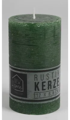 Produktbild von 12 Stück Stumpenkerzen 'New Home' 12x6,8cm Weihnachten Dekoration 12er Set