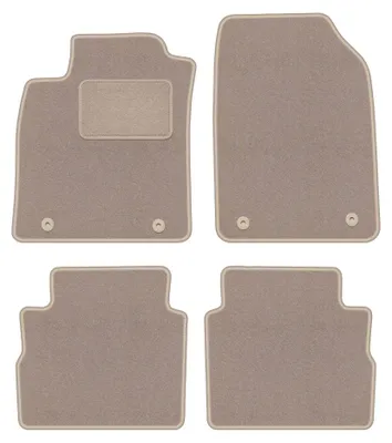 Image de Tapis de sol en moquette pour Opel Vectra C 2003-2008 (break) – jeu 4 pièces, beiges, sur mesure – Wielganizator LUX