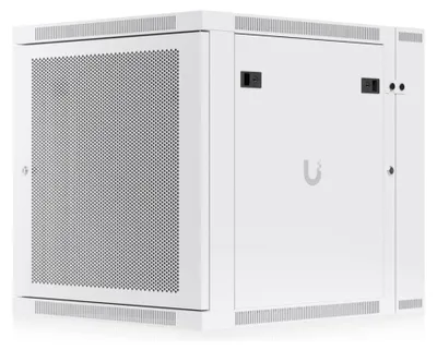 Produktbild von Ubiquiti UACC-Rack-12U-Wall-SW-P, Wandmontiertes Regal, 12U, 80 kg, Sperrschloss, 25,8 kg, Weiß