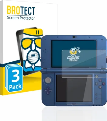 Produktbild von 3x BROTECT Entspiegelungs Schutzglas für Nintendo New 3DS XL Schutzfolie Panzer Folie Glas Display Schutz matt