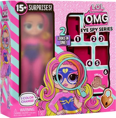 Produktbild von L.O.L. Surprise! OMG Eye Spy – Superhero, Modepuppe, Weiblich, 4 Jahr(e), Junge/Mädchen, Mehrfarbig