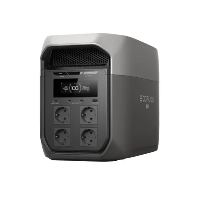 Produktbild von EF ECOFLOW DELTA 3 Max tragbare Powerstation, 2 048 Wh LiFePO4 Batterie, 2 400 W X-Boost Ausgang, 0–80 % Ladung in nur 51 Minuten