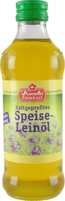 Produktbild von Kaltgepresstes Leinöl von Kunella Feinkost (250 ml)