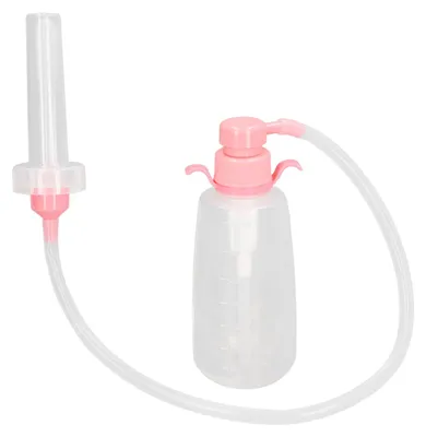 Produktbild von Vaginalreinigungsdusche, tragbar, 350 ml, großes Fassungsvermögen, rosa, hochtemperaturbeständig, wiederverwendbar für die Puerpera-Periode