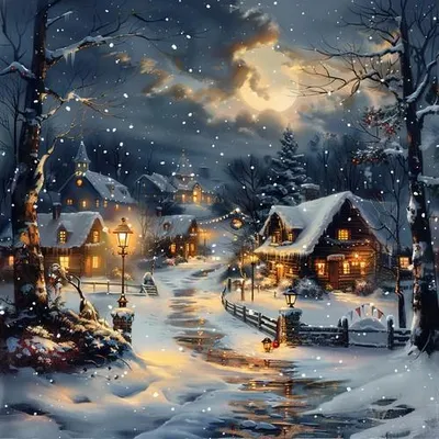 Produktbild von 20 Servietten Cozy Winter Town - Sagenhaftes Winterdorf 33x33cm